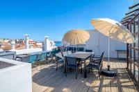 Balkon lub taras w obiekcie REF 1466 - Cannes Back Croisette - Penthouse for rent