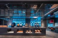 Ο χώρος του lounge ή του μπαρ στο CityNote希诺酒店(广州北京路步行街新大新店)