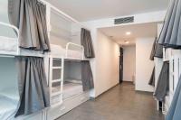 Posteľ alebo postele v izbe v ubytovaní Sea Hostel Barcelona