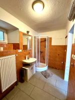 Koupelna v ubytování Apartmán Dolní Němčice