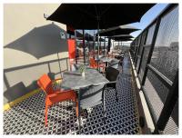 Balkón nebo terasa v ubytování ALT URBANA