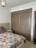 Postel nebo postele na pokoji v ubytování Super appartement avec 5 piscines en résidence