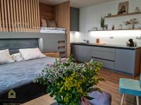 Kuchyň nebo kuchyňský kout v ubytování MINIMAX apartmán