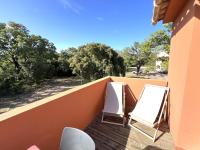 Balkon lub taras w obiekcie Résidence hôtelière les hameaux de saint cyprien 25 M2