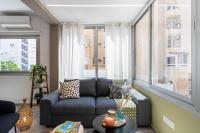 Posezení v ubytování Cloudwalk 1- Bedroom Apartment in Larnaca