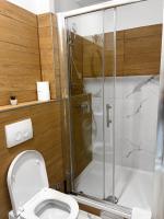 Koupelna v ubytování Centrum Luxury Rooms