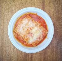 PiedicroceにあるLe Refuge Orezzaの白皿