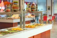 a buffet line with many different types of food at Pine House by Werde Hotels in Kemer