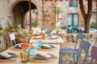 Reštaurácia alebo iné gastronomické zariadenie v ubytovaní Castello Di Postignano Relais