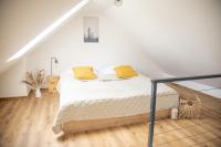 Postel nebo postele na pokoji v ubytování Nora Apartments