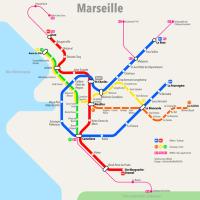 a map of the melbourne metro map at Chambre d&#39;hôte 1 pers - Maison avec terrasse et jardin près de la Friche de la Belle de Mai in Marseille