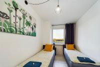 Posteľ alebo postele v izbe v ubytovaní Szczecin Reda - 4 x BEDROOM