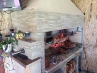 Kuchyňa alebo kuchynka v ubytovaní Apartman Ris Gorski Kotar Crni Lug