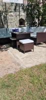 A seating area at Madalo