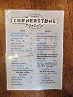 a white menu for a restaurant on a table at Based by the Lake in Taupo