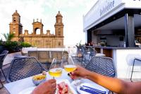 Nápoje v ubytování Boutique Hotel Cordial Plaza Mayor de Santa Ana