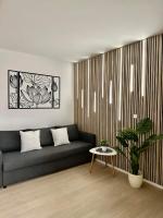Posezení v ubytování The Peony Apartment in Smichov, Prague 5