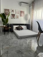 Posteľ alebo postele v izbe v ubytovaní Apartamento Torreón De La Huerta