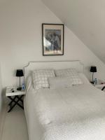 Posteľ alebo postele v izbe v ubytovaní Duplex Vannes centre