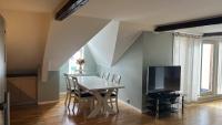 Půdorys ubytování Loftsleilighet i gågate