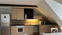 Půdorys ubytování Loftsleilighet i gågate
