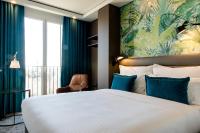 Posteľ alebo postele v izbe v ubytovaní Motel One Barcelona-Ciutadella