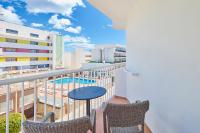 Balkon lub taras w obiekcie Universal Hotel Bikini