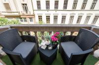 A balcony or terrace at Király 35 Luxury Apartment with free parking