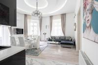 A seating area at Király 35 Luxury Apartment with free parking