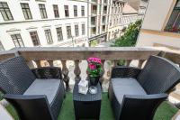 A balcony or terrace at Király 35 Luxury Apartment with free parking