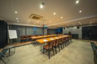 The business area and/or conference room at Alfa Suites & SPA