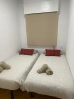 Postel nebo postele na pokoji v ubytování Apartamento cerca de la playa