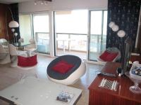 Część wypoczynkowa w obiekcie Appartement 3 pièces avec clim, wifi, parking Saint-Cyprien Plage - FR-1-106-62
