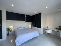 Posteľ alebo postele v izbe v ubytovaní Appartement Villa d'Aurore