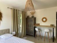 Posteľ alebo postele v izbe v ubytovaní Appartement Villa d'Aurore