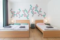 Postel nebo postele na pokoji v ubytování Stay Inn Apartments Naplavka