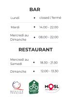 Certifikat, nagrada, znak ali drug dokument, ki je prikazan v nastanitvi Relais Manderen