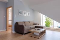 Posedenie v ubytovaní Apartamenty Sun & Snow Port Krynica przy porcie i promenadzie