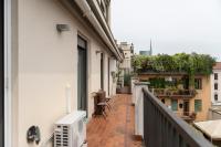 Balkón alebo terasa v ubytovaní VILLA FENIX MILANO