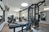 Posilňovňa alebo fitness centrum v ubytovaní Mangia's Pollina Resort
