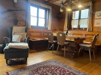 A seating area at Almhaus Anita