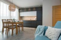 Kuchyňa alebo kuchynka v ubytovaní Bursztynowe Tarasy - Apartamenty
