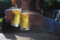 Nápoje v ubytování Auberge du Champ Commun