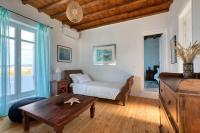 A seating area at Villa Zanetti Mykonos