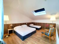 A bed or beds in a room at Albergo Del Sole