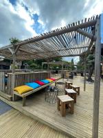 Plan piętra w obiekcie Cocon du lac Mobilhome 3 chambres,6 pers,camping mayotte 5 étoiles Biscarrosse landes