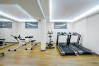 Posilňovňa alebo fitness centrum v ubytovaní Hotel Hanioti Village Spa
