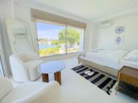 Postel nebo postele na pokoji v ubytování Villa Punique: Villa exceptionnelle avec vue mer