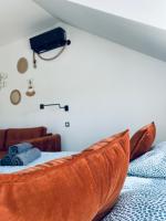 Posteľ alebo postele v izbe v ubytovaní Port Przewłoka - Apartamenty