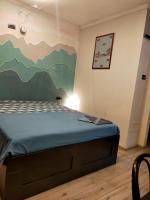 A bed or beds in a room at Rosa Bianca